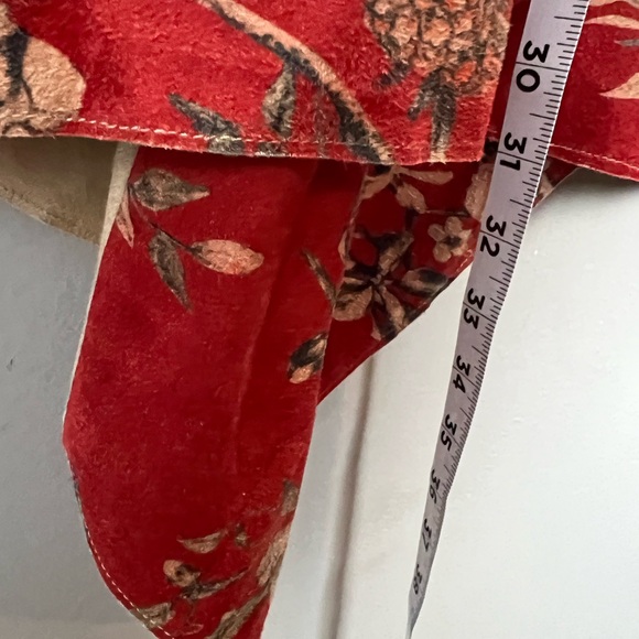 NWT Soft Surroundings Rustic Botanical Suede Jacket- Medium - Picture 5 of 9